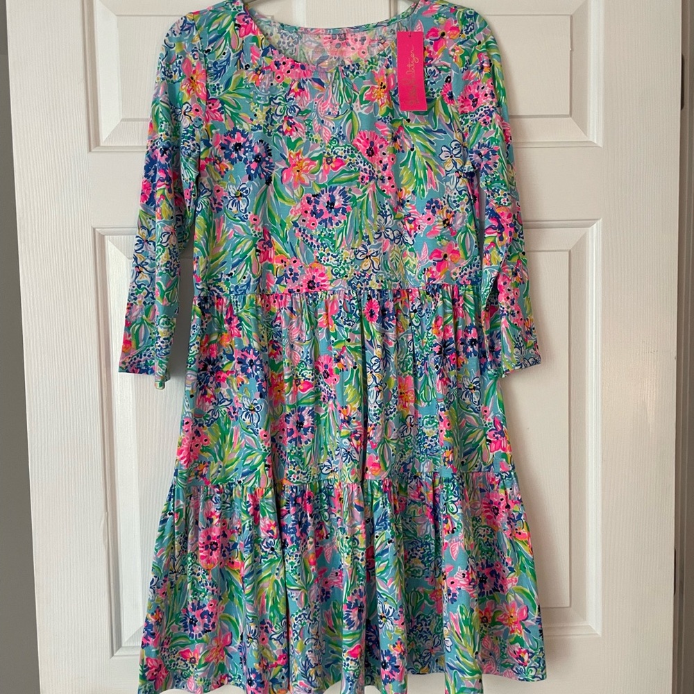 Lilly Pulitzer Geanna swing dress, 3/4 sleeve